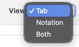 view options